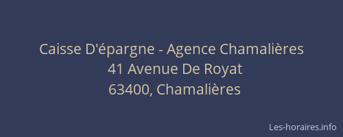 Caisse D'épargne - Agence Chamalières