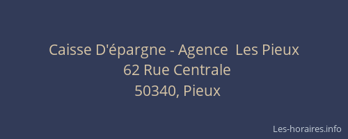 Caisse D'épargne - Agence  Les Pieux