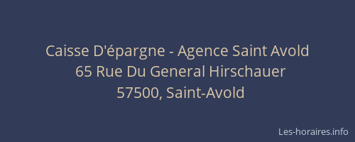 Caisse D'épargne - Agence Saint Avold