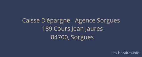 Caisse D'épargne - Agence Sorgues