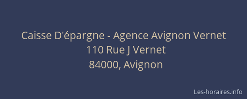 Caisse D'épargne - Agence Avignon Vernet