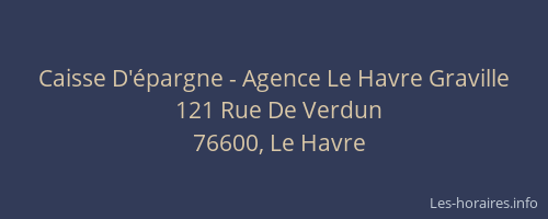 Caisse D'épargne - Agence Le Havre Graville