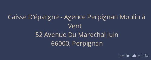 Caisse D'épargne - Agence Perpignan Moulin à Vent