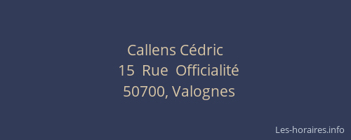 Callens Cédric