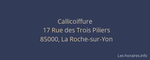 Callicoiffure