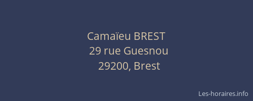 Camaïeu BREST