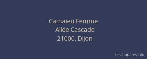 Camaïeu Femme