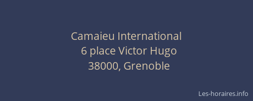 Camaieu International