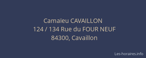 Camaïeu CAVAILLON