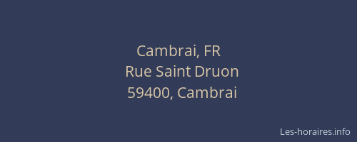 Cambrai, FR