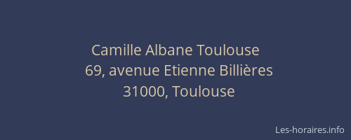 Camille Albane Toulouse