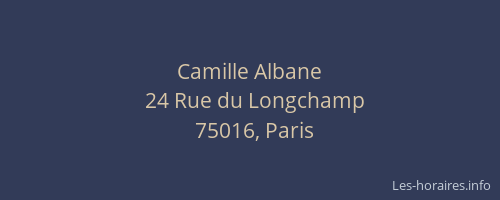 Camille Albane