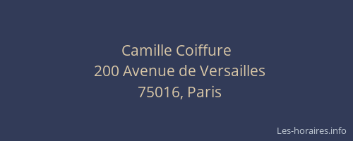 Camille Coiffure