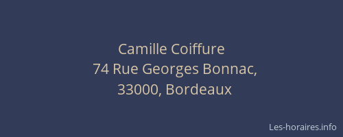 Camille Coiffure