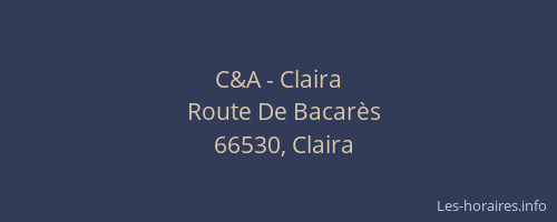 C&A - Claira