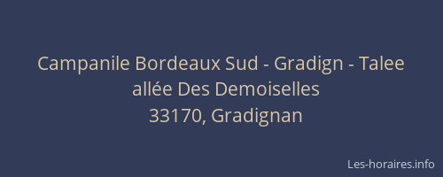 Campanile Bordeaux Sud - Gradign - Talee