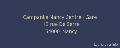 Campanile Nancy Centre - Gare