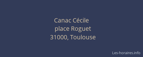 Canac Cécile