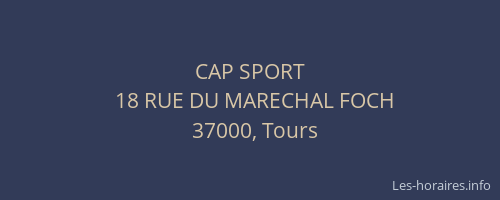 CAP SPORT