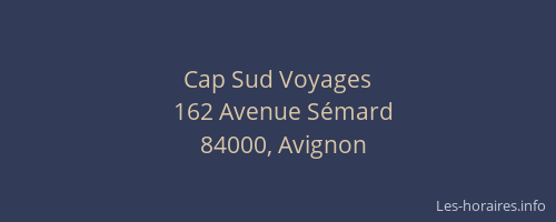 Cap Sud Voyages