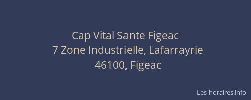 Cap Vital Sante Figeac