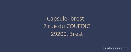 Capsule- brest