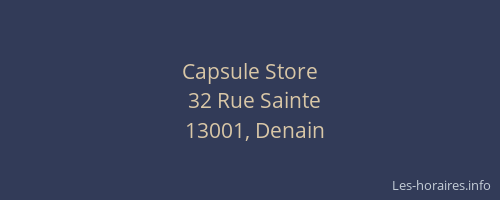 Capsule Store