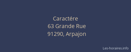 Caractére