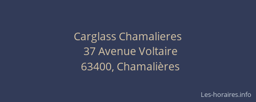 Carglass Chamalieres