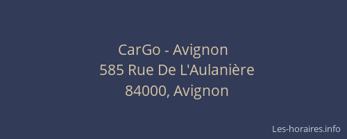 CarGo - Avignon