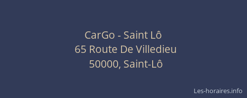 CarGo - Saint Lô