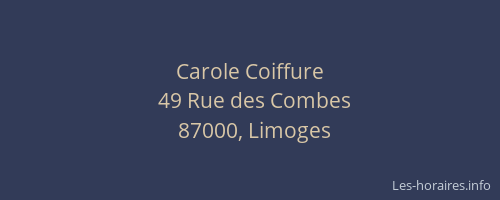 Carole Coiffure