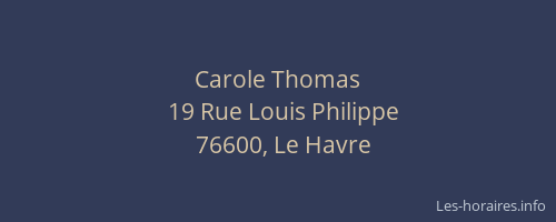 Carole Thomas