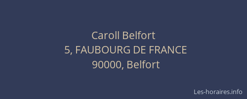 Caroll Belfort