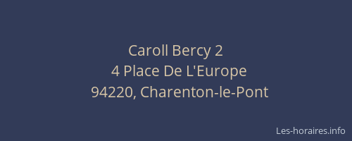 Caroll Bercy 2