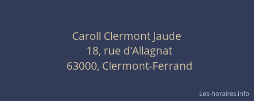 Caroll Clermont Jaude