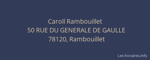 Caroll Rambouillet