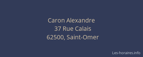 Caron Alexandre
