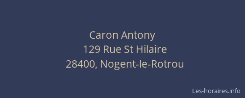 Caron Antony