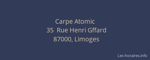 Carpe Atomic