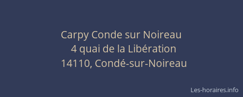 Carpy Conde sur Noireau