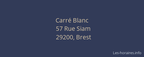 Carré Blanc