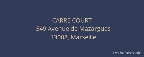 CARRE COURT