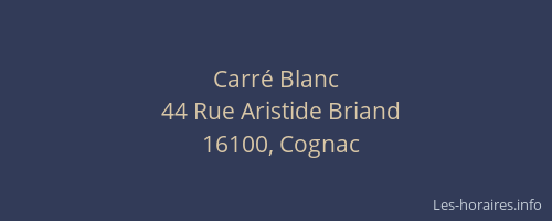 Carré Blanc