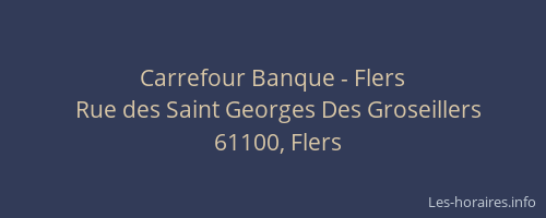 Carrefour Banque - Flers