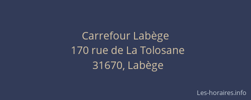 Carrefour Labège