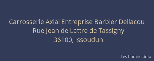 Carrosserie Axial Entreprise Barbier Dellacou