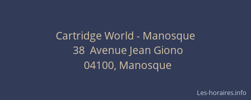 Cartridge World - Manosque