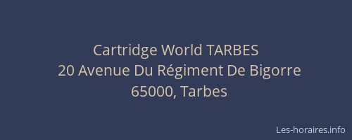 Cartridge World TARBES