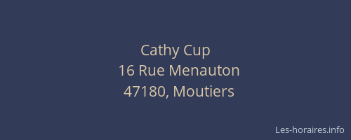 Cathy Cup